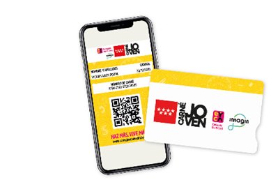 Carnet Joven — digital card on mobile and physical card